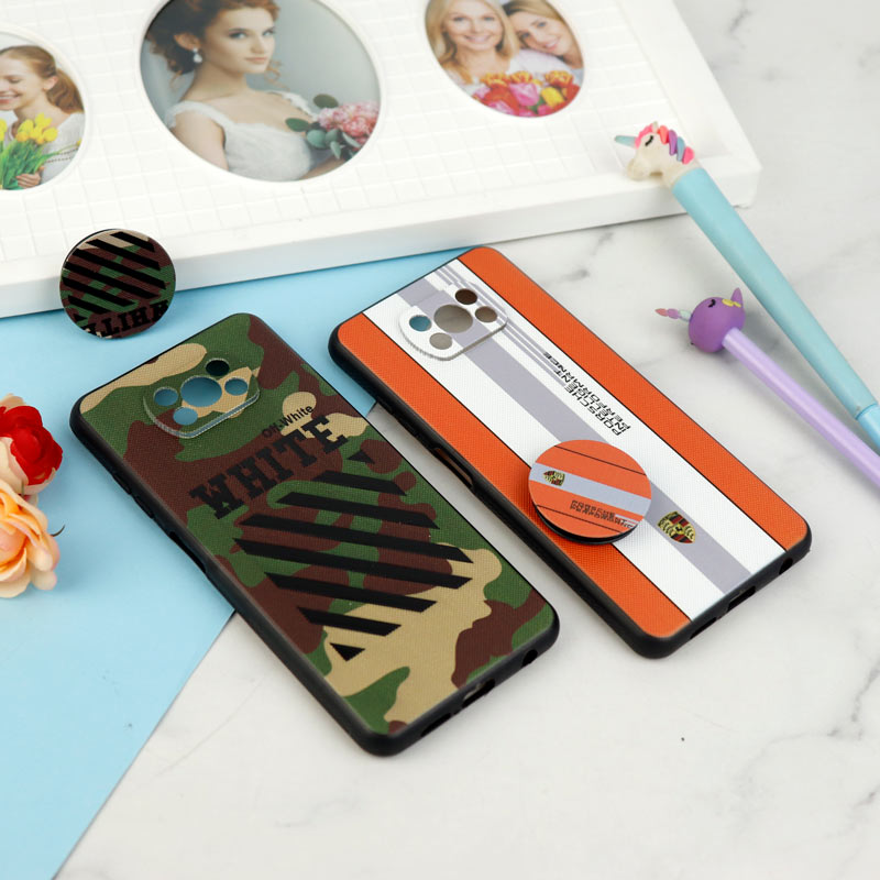 قاب فانتزی طرحدار پسرانه محافظ لنزدار + پاپ سوکت Xiaomi Poco X3 سری R