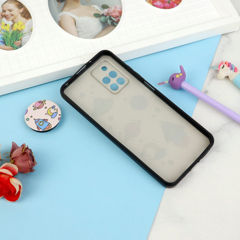 قاب فانتزی طرحدار دخترانه محافظ لنزدار + پاپ سوکت Xiaomi Redmi 10 سری R