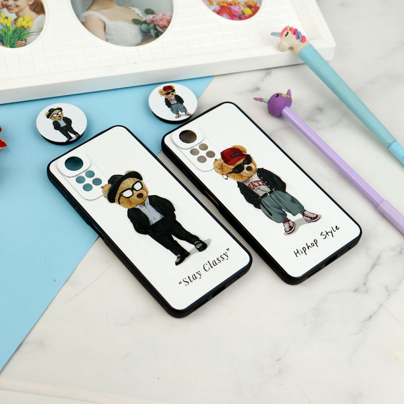 قاب فانتزی طرحدار پسرانه محافظ لنزدار + پاپ سوکت Xiaomi Redmi Note 11 / 11s سری R