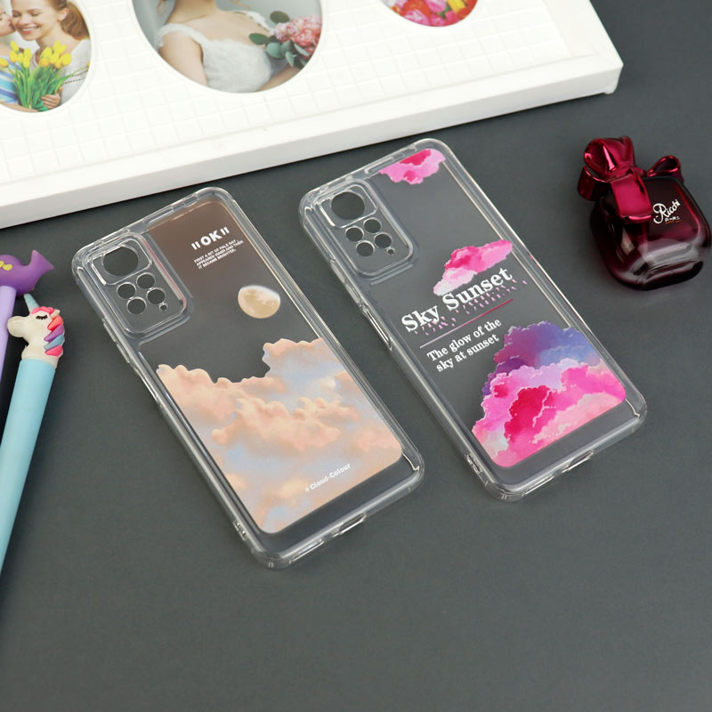 قاب ژله ای شفاف طرحدار محافظ لنزدار Xiaomi Redmi Note 11 Pro
