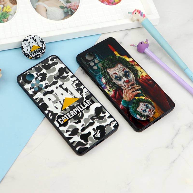 قاب فانتزی طرحدار پسرانه محافظ لنزدار + پاپ سوکت Xiaomi Redmi Note 11 Pro سری R