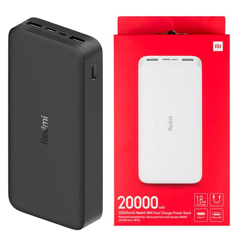 پاور بانک فست شارژ شیائومی Redmi PB200LZM 18W High Copy ظرفیت 20000 میلی آمپر ساعت گلوبال