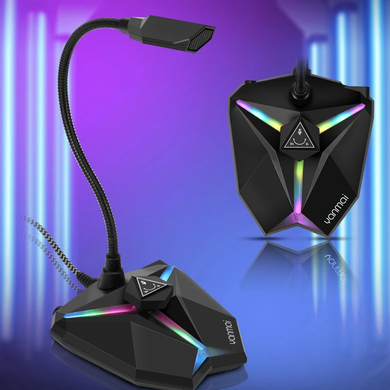 میکروفون رومیزی گیمینگ Yanmai G35