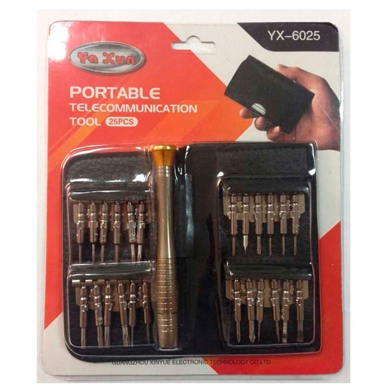 ست پیچ گوشتی تعمیرات موبایل Yaxun YX-6025