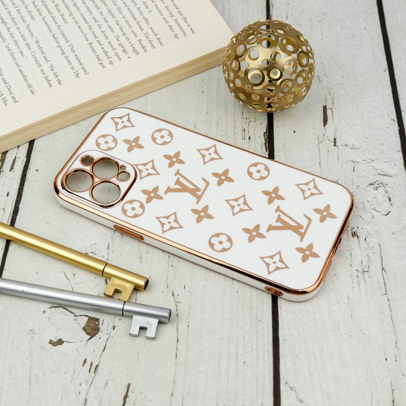 قاب LV براق My Case محافظ لنزدار iPhone 12 Pro Max