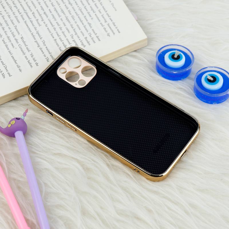 قاب براق My Case Dikex Original محافظ لنزدار iPhone 12 Pro Max کرم