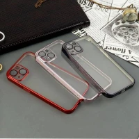 قاب ضد ضربه پشت شفاف محافظ لنز دار آیفون iPhone 13