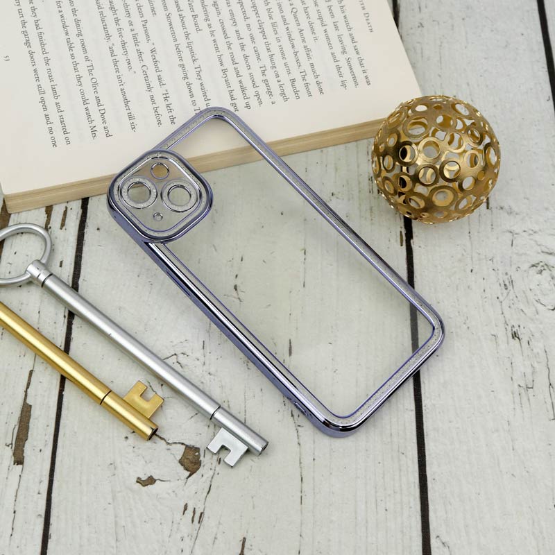 قاب ژله ای نگین دار محافظ لنزدار iPhone 13