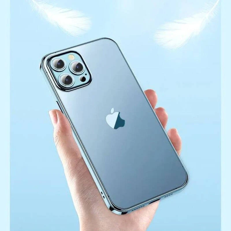 قاب ضد ضربه پشت شفاف محافظ لنز دار آیفون iPhone 13