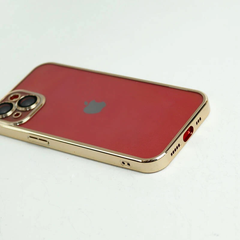 قاب ضد ضربه پشت شفاف محافظ لنز دار آیفون iPhone 13