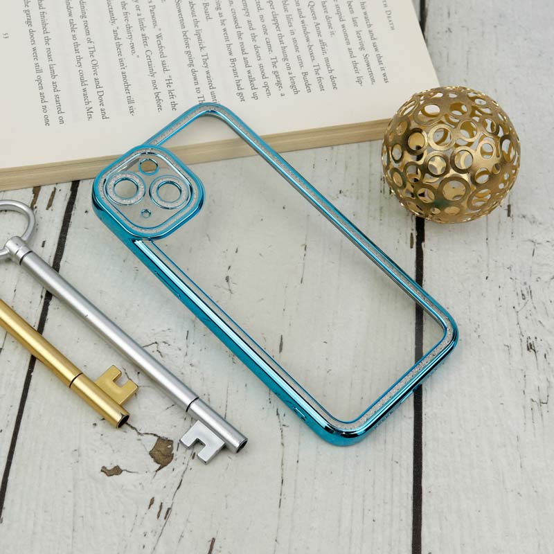 قاب ژله ای نگین دار محافظ لنزدار iPhone 13