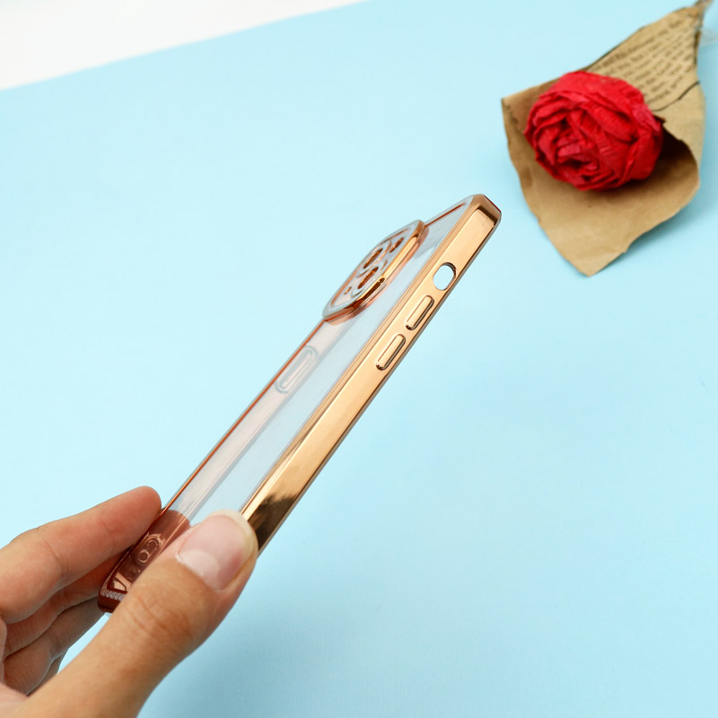 قاب ژله ای نگین دار محافظ لنزدار iPhone 13