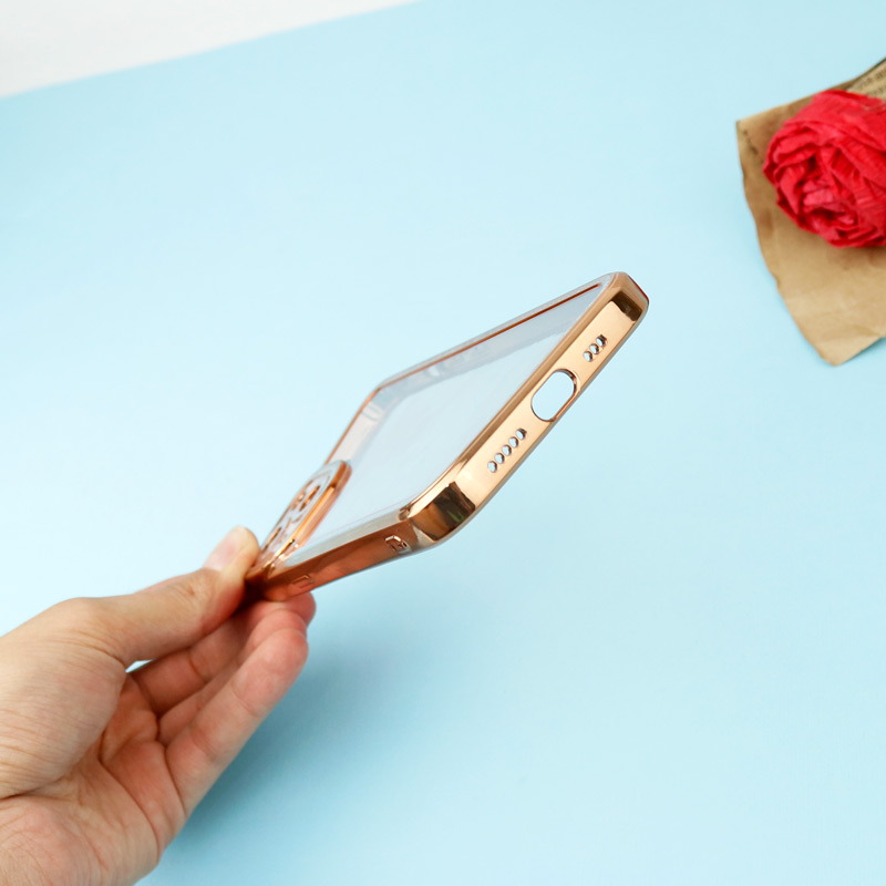قاب ژله ای نگین دار محافظ لنزدار iPhone 13