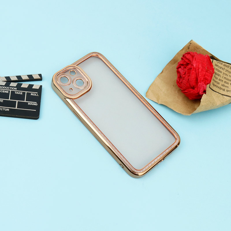 قاب ژله ای نگین دار محافظ لنزدار iPhone 13