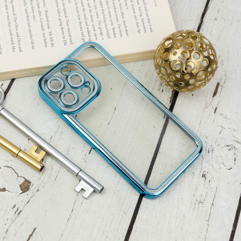 قاب ژله ای نگین دار محافظ لنزدار iPhone 13 Pro