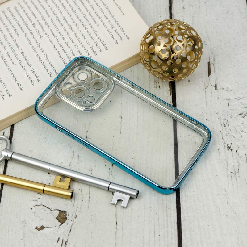 قاب ژله ای نگین دار محافظ لنزدار iPhone 13 Pro