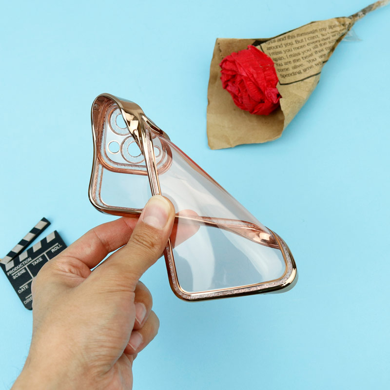 قاب ژله ای نگین دار محافظ لنزدار iPhone 13 Pro