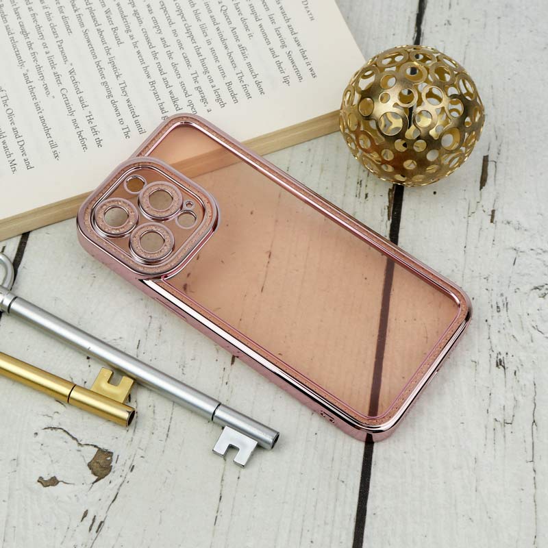 قاب ژله ای نگین دار محافظ لنزدار iPhone 13 Pro