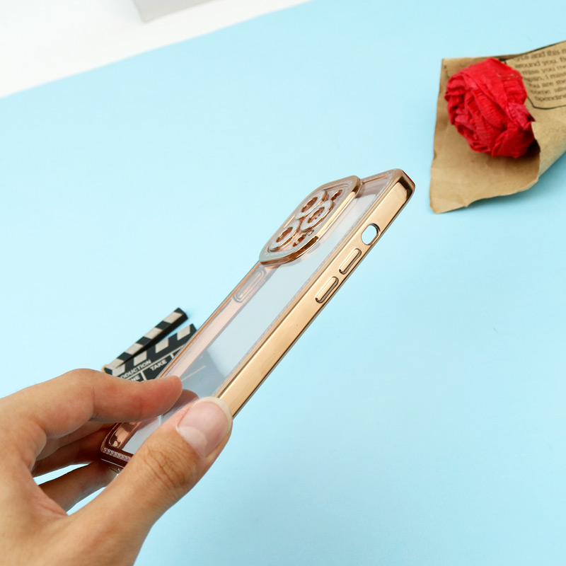قاب ژله ای نگین دار محافظ لنزدار iPhone 13 Pro