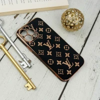قاب LV براق My Case محافظ لنزدار iPhone 13 Pro Max