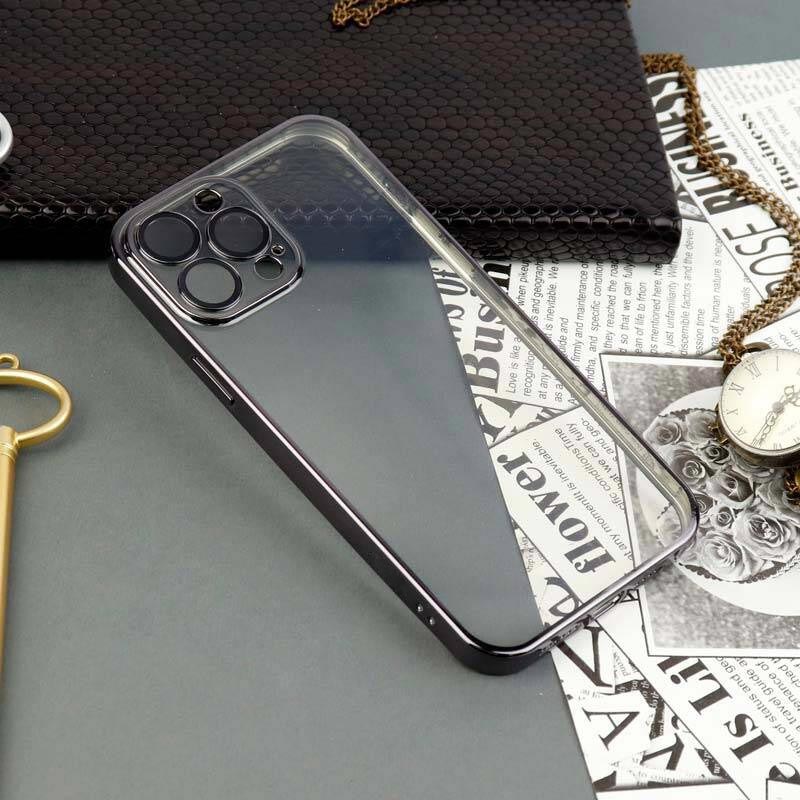 قاب ضد ضربه پشت شفاف محافظ لنز دار آیفون iPhone 13 Pro Max