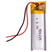 باتری لیتیوم ۳۵۰mAh 50*12*35mm 501235