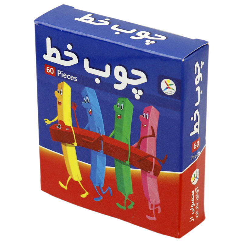مجموعه آموزشی ریاضی چوب خط بسته 60 عددی آوای باران