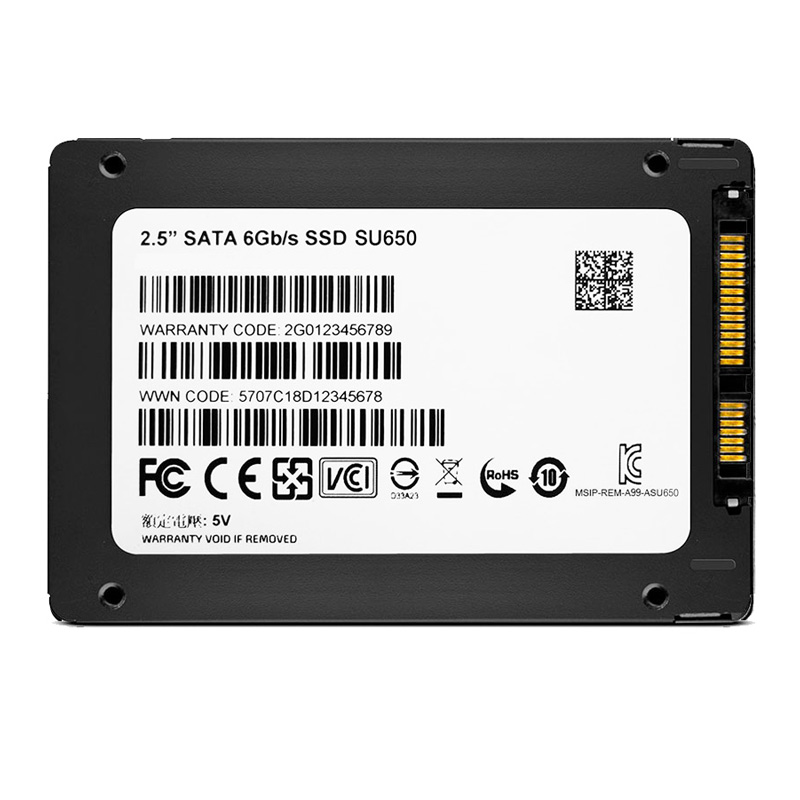 حافظه SSD ای دیتا ADATA Ultimate SU650 256GB