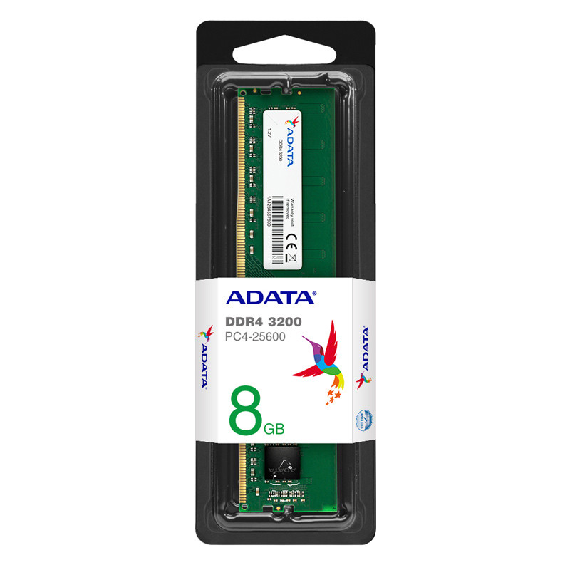 رم کامپیوتر Adata PC4-25600 DDR4 8GB 3200MHz CL22 Single