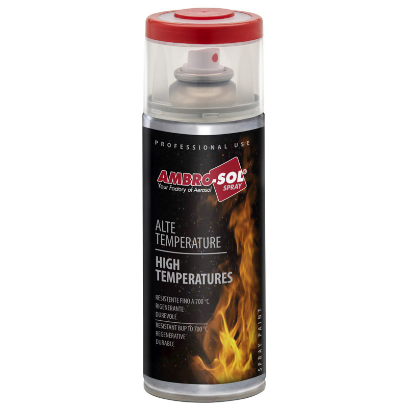 اسپری رنگ نسوز قرمز Ambrosol Alte Temperature 400ml