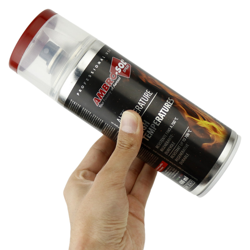 اسپری رنگ نسوز قرمز Ambrosol Alte Temperature 400ml