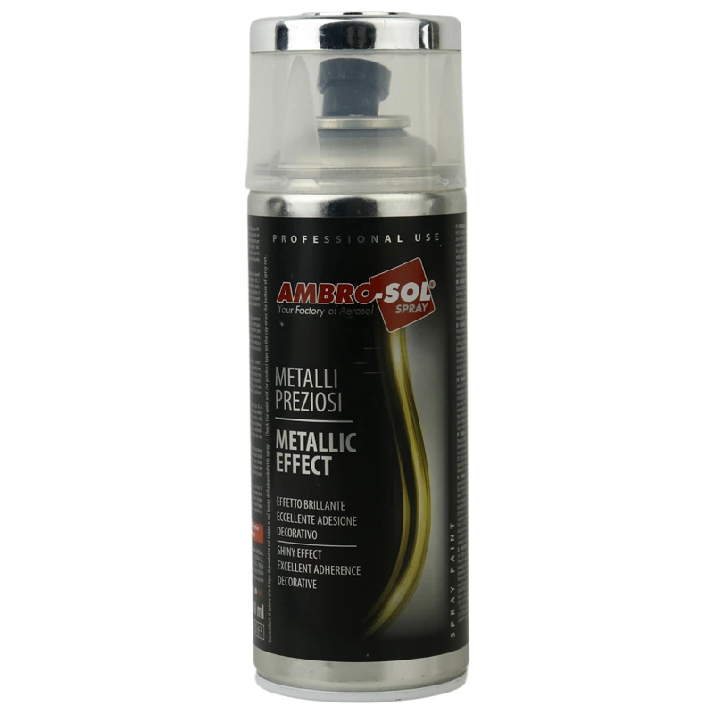 اسپری رنگ کروم Ambrosol Metallic Effect 400ml