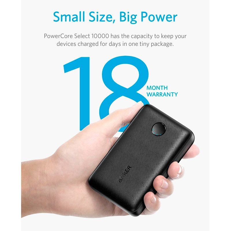 پاور بانک فست شارژ 10000 انکر Anker PowerCore A1223 QC3.0 PD 12W