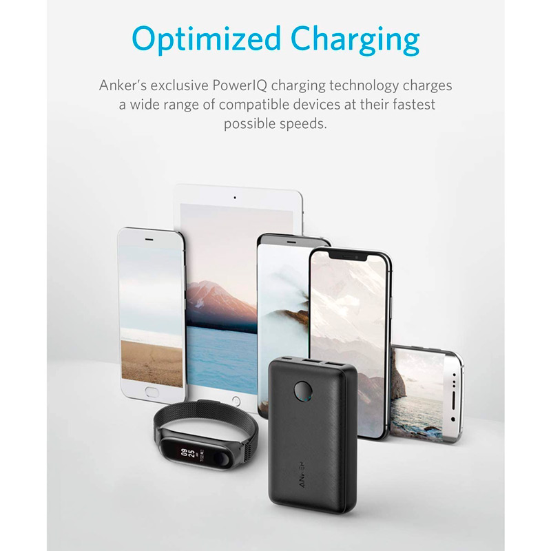 پاور بانک فست شارژ 10000 انکر Anker PowerCore A1223 QC3.0 PD 12W