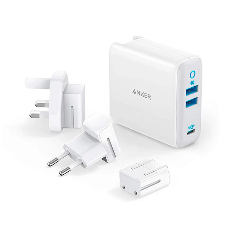 کلگی فست شارژ Anker Powerport A2033 3Port 4A PD 65W