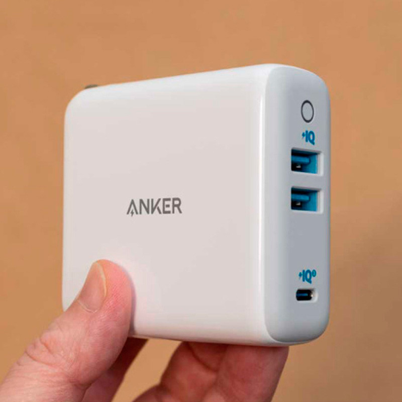 کلگی فست شارژ Anker Powerport A2033 3Port 4A PD 65W
