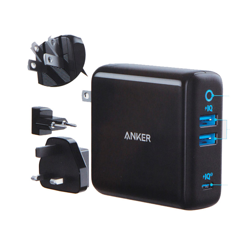 کلگی فست شارژ Anker Powerport A2033 3Port 4A PD 65W