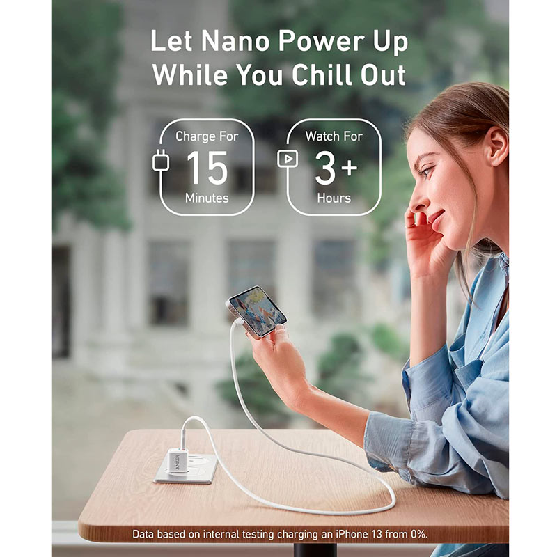 کلگی فست شارژ Anker Powerport 3 Nano A2633 3A PD 20W Type-C