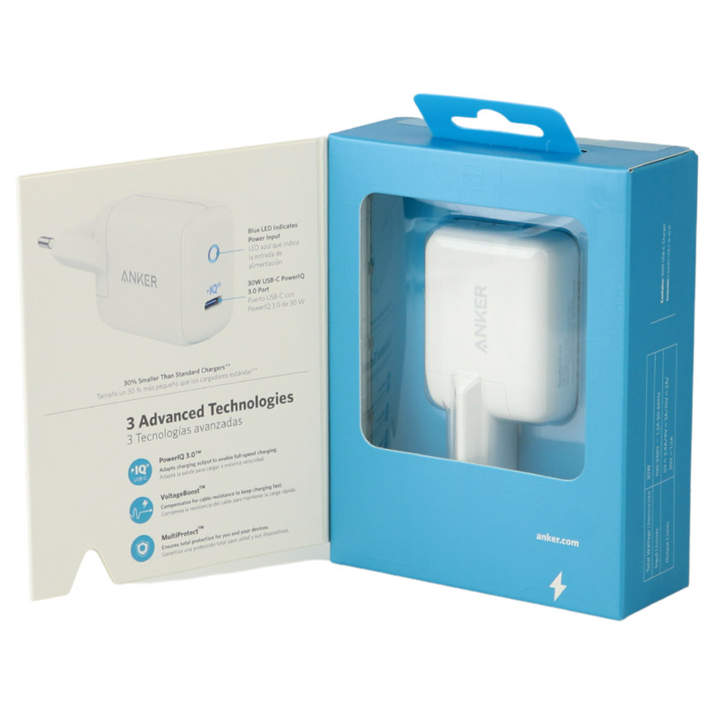 کلگی فست شارژ Anker Powerport III Mini A2615 3A PD 30W Type-C