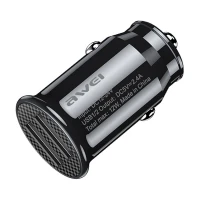 شارژر فندکی فست شارژ Awei C-826 2.4A 12W