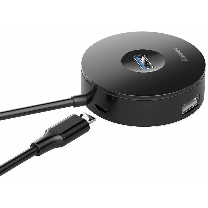 هاب 4 پورت USB3.0 باسئوس Round Box CAHUB-F