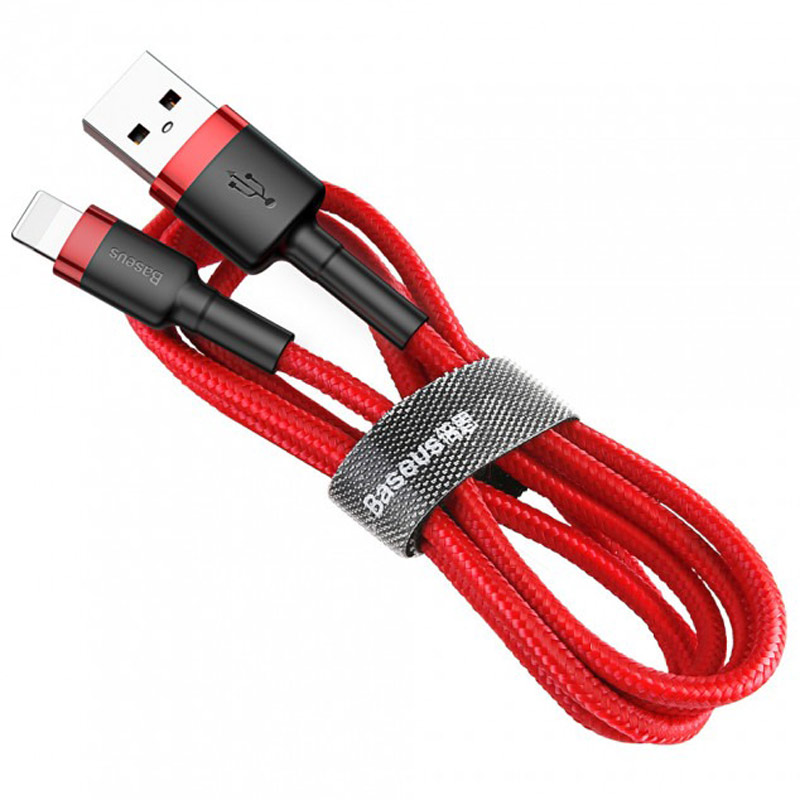 کابل آیفونی فست شارژ Baseus Cafule CALKLF-A 2.4A 50cm
