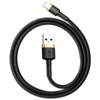 کابل آیفونی فست شارژ Baseus Cafule CALKLF-A 2.4A 50cm