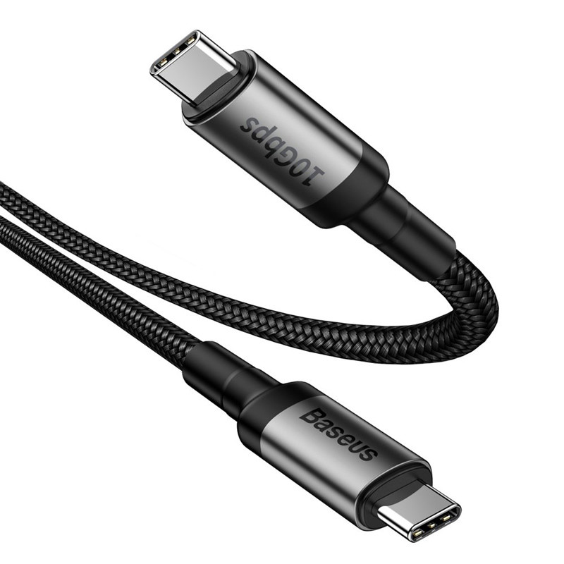 کابل تبدیل فست شارژ Baseus Cafule Series CATKLF-S Type-C to Type-C 5A QC3.0 PD 100W 1m