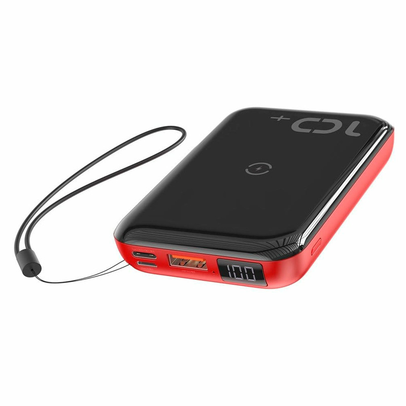 پاور بانک بی سیم فست شارژ 10000 باسئوس Baseus Mini S PPXFF10W QC PD 18W