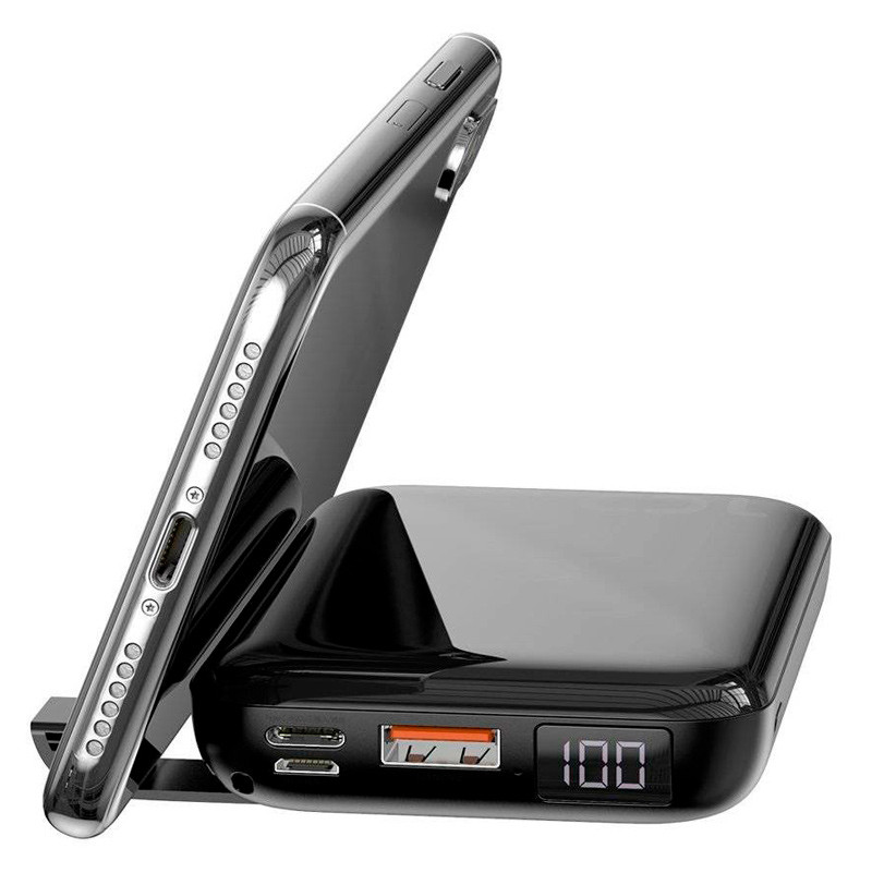 پاور بانک بی سیم فست شارژ 10000 باسئوس Baseus Mini S PPXFF10W QC PD 18W