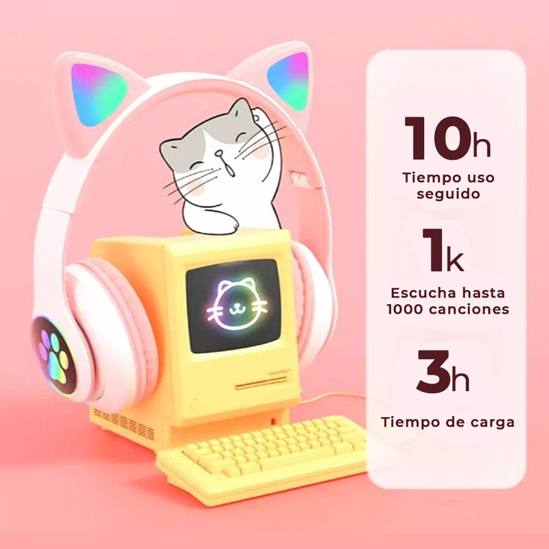 هدفون بلوتوثی CAT EAR VZV-23M