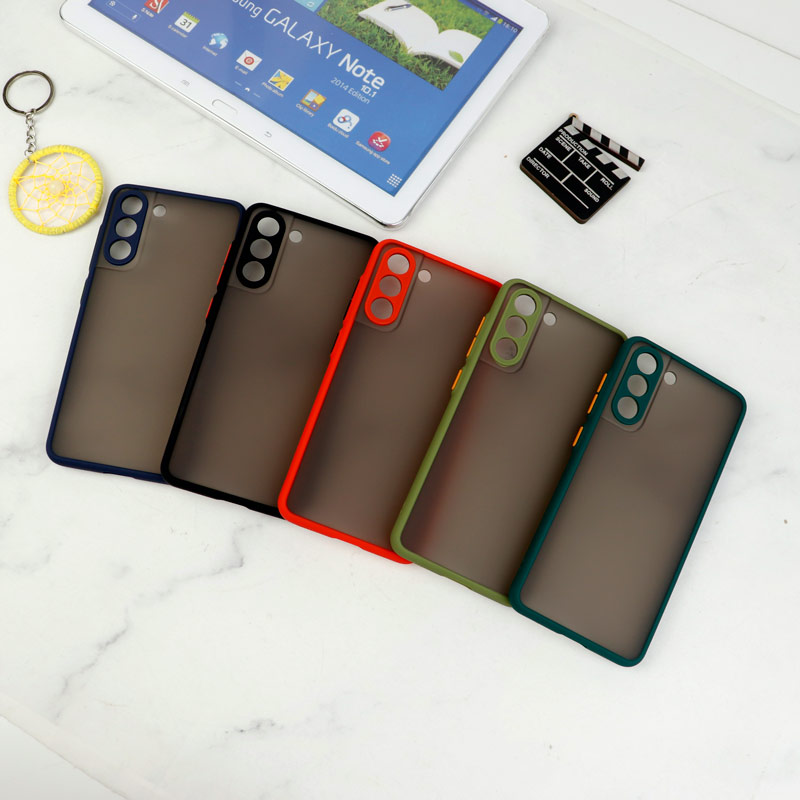 قاب PC مات محافظ لنز دار Samsung Galaxy S21 FE 5G