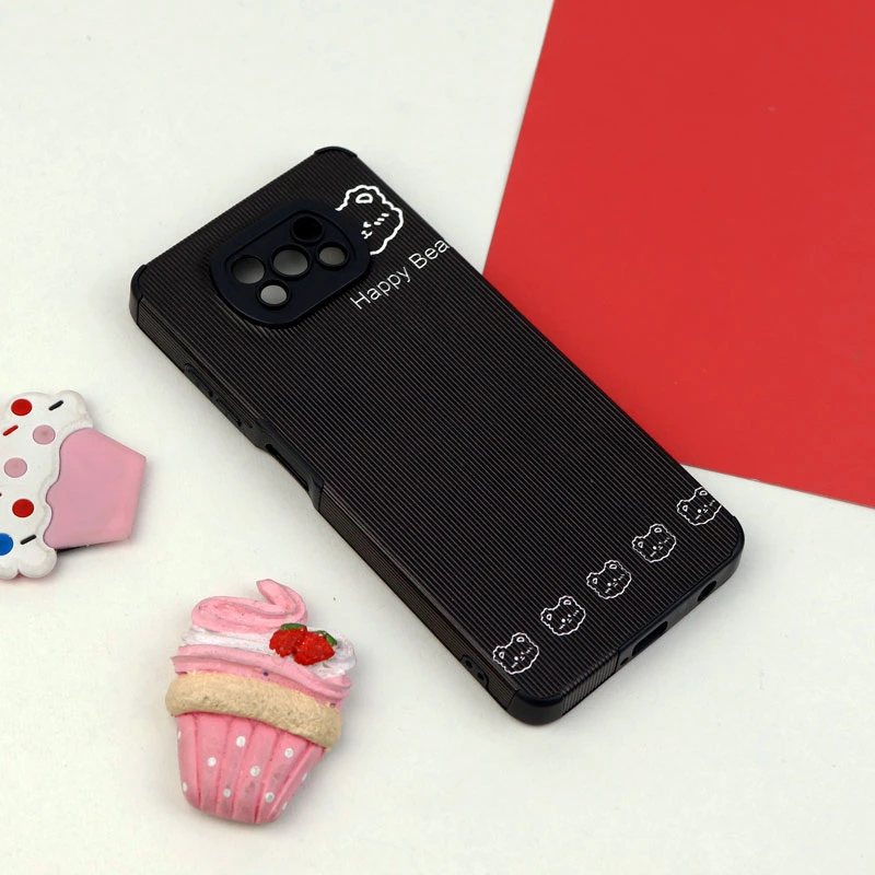 قاب کبریتی طرحدار محافظ لنزدار Xiaomi Poco X3