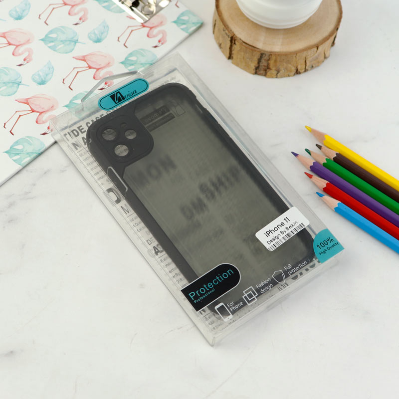 قاب اورجینال PC Carbon محافظ لنز دار iPhone 11 مشکی